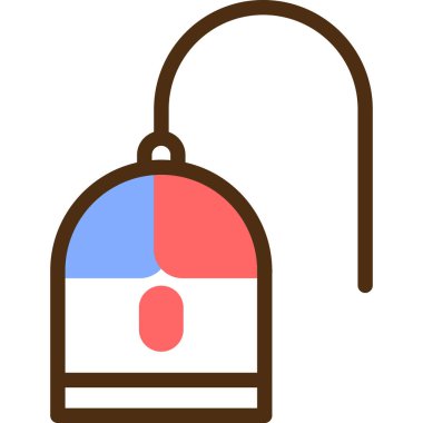 Balon. Web simgesi basit illüstrasyon