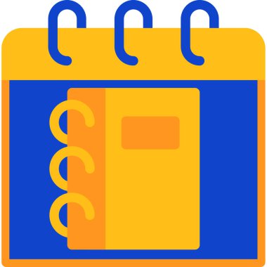 Takvim. Web simgesi basit illüstrasyon