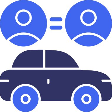 - Araba. Web simgesi basit illüstrasyon