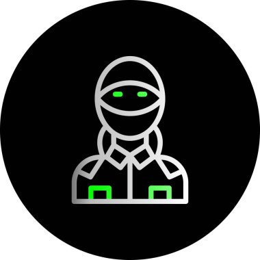 avatar vektör simgesi modern basit vektör çizimi