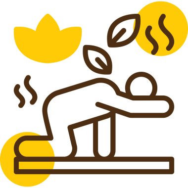 Ağaçlı bir adamın vektör çizimi