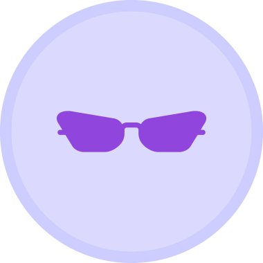 Güneş gözlüğü simgesinin vektör illüstrasyonu