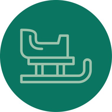 Sandalye. Web simgesi basit illüstrasyon