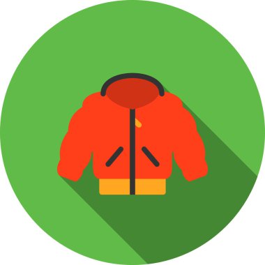 Sırt çantası düz vektör simgesi