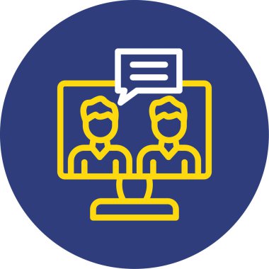 İnsan simgesinin vektör illüstrasyonu