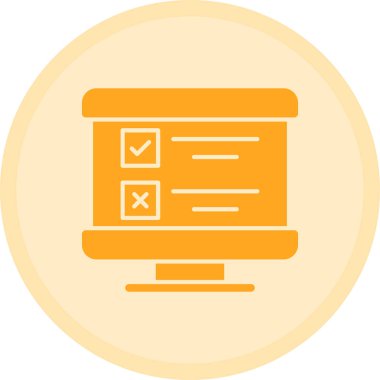 Kontrol listesi simgesi. Web simgesi