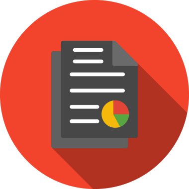 belge düz vektör simgesi