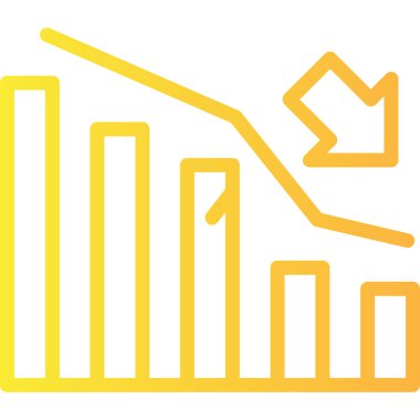 çubuk çizelgesi vektör illüstrasyonu