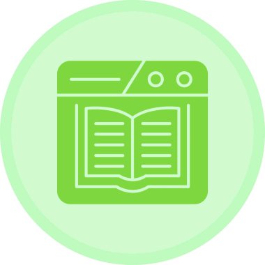 kitap simgesi vektör illüstrasyonu