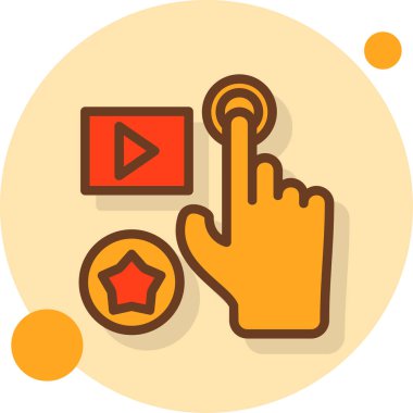 elele tutuşan ortam simgesi