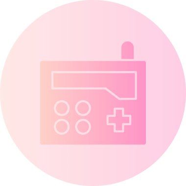 Modern simgenin vektör illüstrasyonu