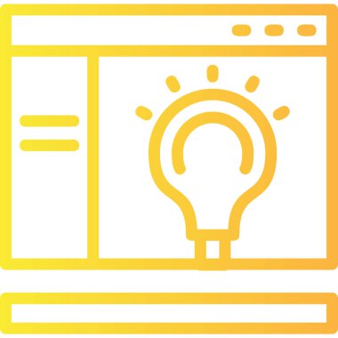 Web simgesi, vektör illüstrasyonu