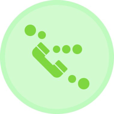 Bağlantı telefonu. Web simgesi basit illüstrasyon