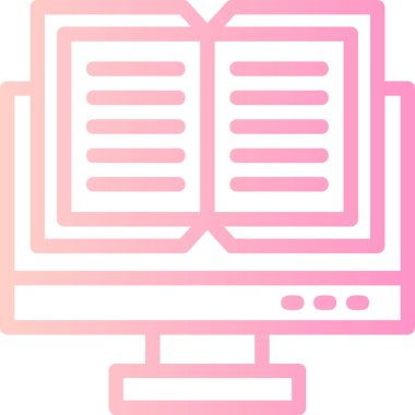 bilgisayar web simgesi basit illüstrasyon