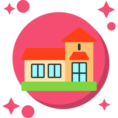 ev simgesi vektör illüstrasyonu