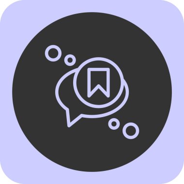 konuşma kabarcığı vektör çizimi