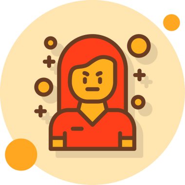 avatar erkek insan rozet tarzında simge