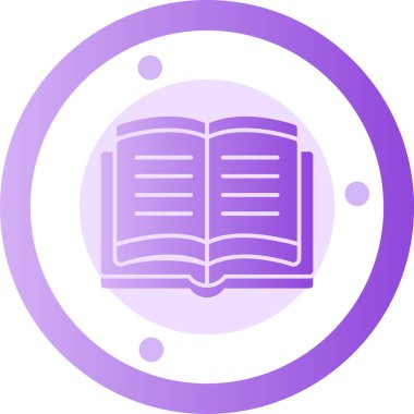 Kitap. Web simgesi basit illüstrasyon