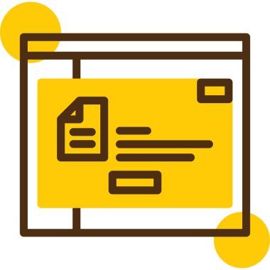 Web tasarım ikonu vektör illüstrasyonu