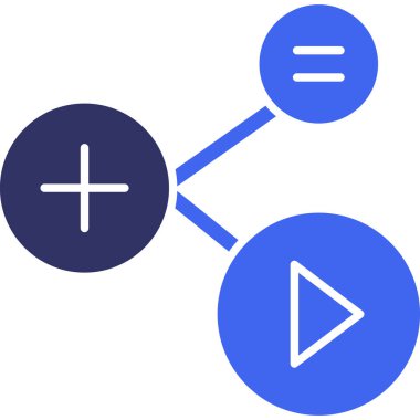 Veri. Web simgesi basit illüstrasyon