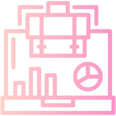 Bir takvim simgesinin vektör illüstrasyonu