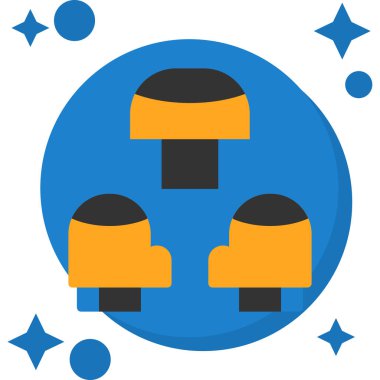 Beyaz arkaplandaki bir arabanın vektör çizimi