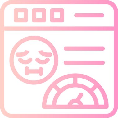 Yüz maskesi. Basit tasarım