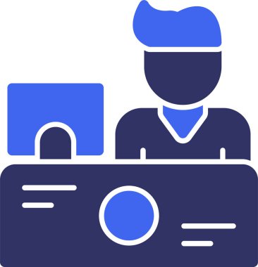 Avatar simgesi, vektör illüstrasyonu