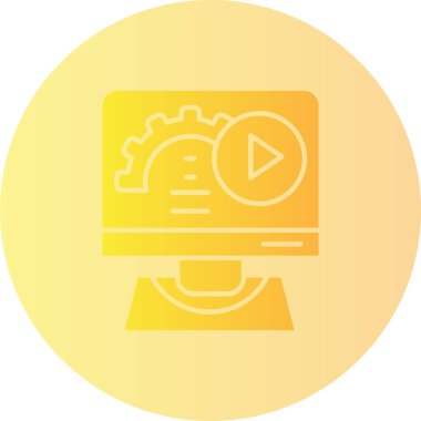 Modern simgenin vektör illüstrasyonu