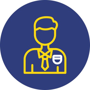 İnsan simgesinin vektör illüstrasyonu