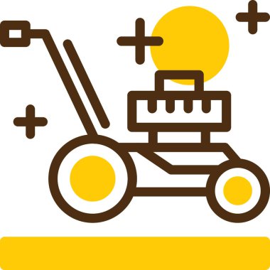 İnşaat vinç inşaat simgesi - taslak biçimi