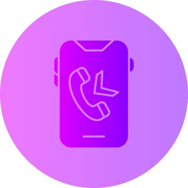 telefon simgesi, vektör illüstrasyonu