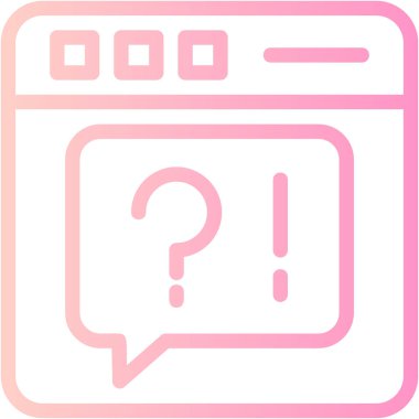 Soru işareti vektör illüstrasyonu