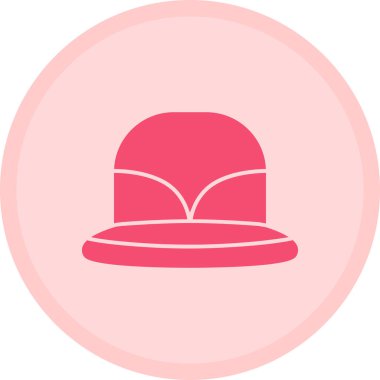 Şapka. Web simgesi basit illüstrasyon
