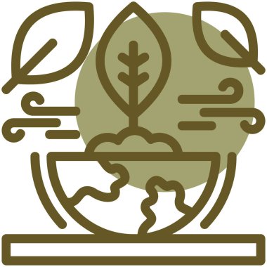 dünya ikonu web vektör illüstrasyonu