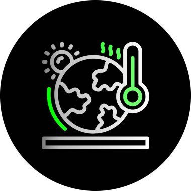 Küresel ısınma simgesi, özet biçimi