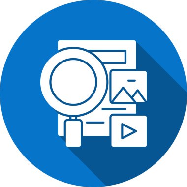 seo modern simgesinin vektör illüstrasyonu