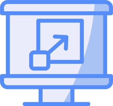 Taslak biçiminde tarayıcı bilgisayar internet simgesi