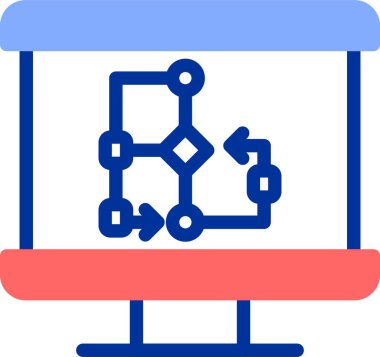 Basit vektör çizim molekülü