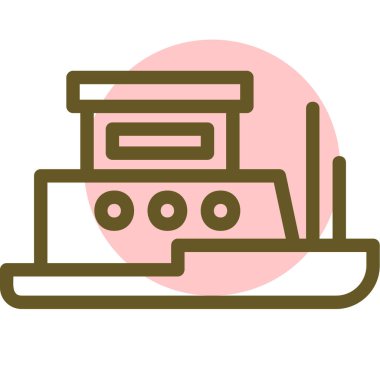 Modern b 'nin vektör illüstrasyonu fabrikanın ikonundan yoksun