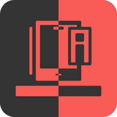 bilgisayarlar ve tablet simgesi