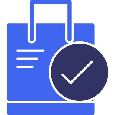 Çanta. Web simgesi basit tasarım