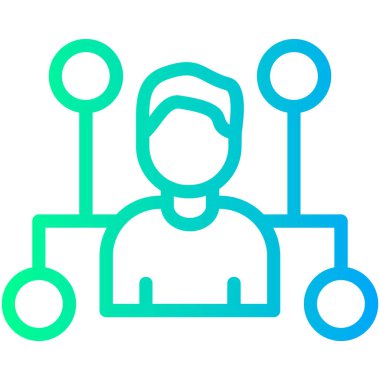 seo modern simgesinin vektör illüstrasyonu