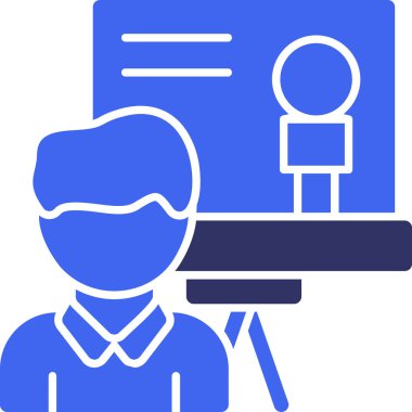 Eğitim. Web simgesi basit illüstrasyon