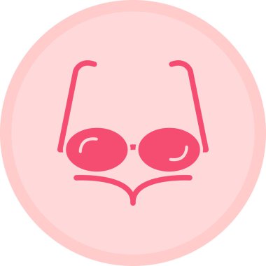 Güzellik simgesinin vektör illüstrasyonu