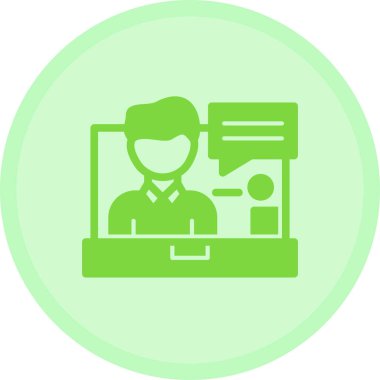 Dizüstü bilgisayar simgesi vektör çizimi