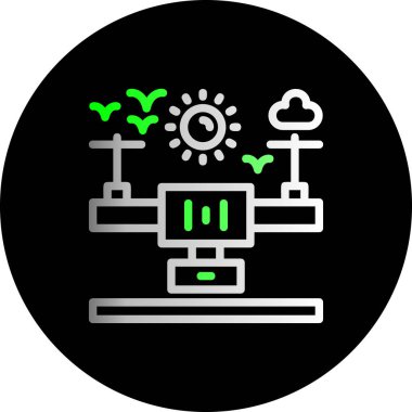 seo modern simgesinin vektör illüstrasyonu