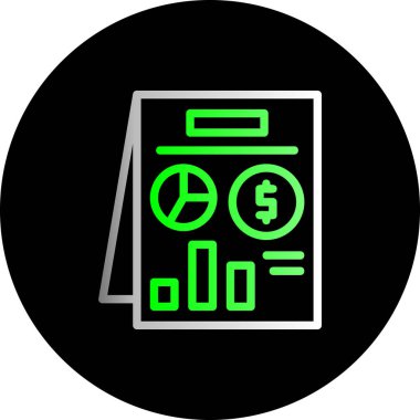 para vektör çizgisi simgesi