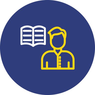 Eğitim simgesinin vektör illüstrasyonu