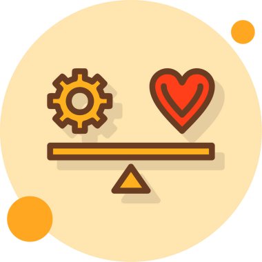 iş yönetimi düz vektör simgesi